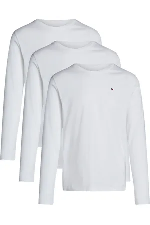 Tommy Hilfiger Signature Cotton Essentials LS Shirts Heren (3-pack)