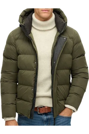 Superdry Microfibre Hooded Sports Puffer Winterjas Heren