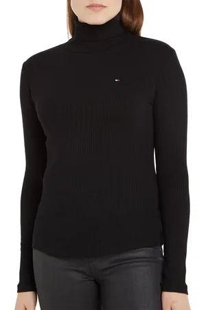 Tommy Hilfiger Rib Roll Neck Longsleeve Shirt Dames