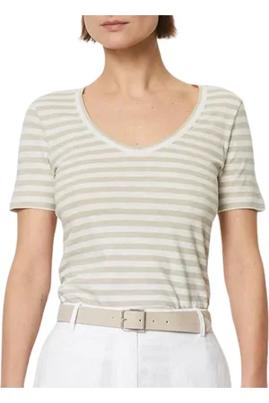 Marc O’ Polo Striped V-neck Shirt Dames