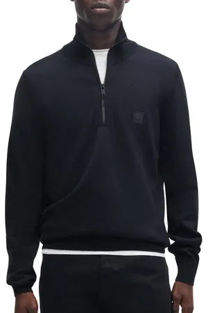 HUGO BOSS Kanobix Half Zip Sweater Heren