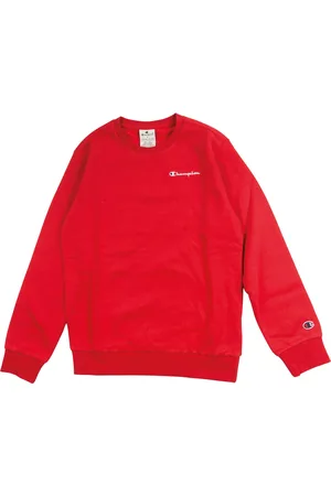 Champion Script Logo Fleece Crewneck Sweater Junior