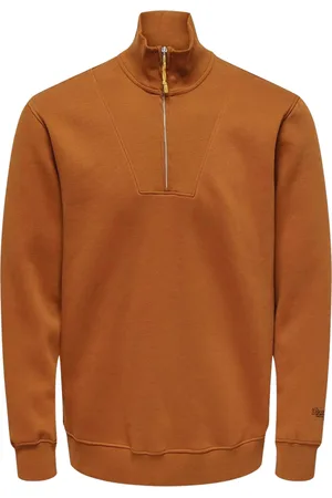 Only & Sons Riley 1/4 Zip High Neck Sweater Heren