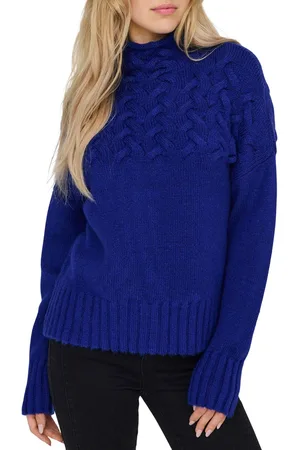 ONLY Jada High Neck Knitted Sweater Dames