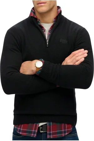 Superdry Essential Knit Henley Trui Heren