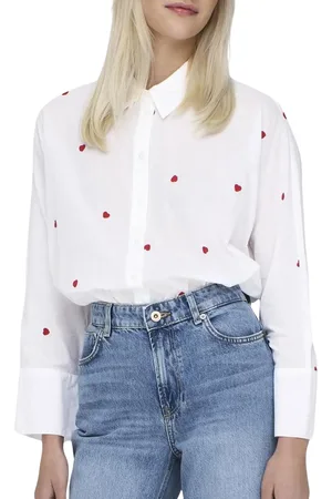 ONLY New Lina Grace LS Emb Blouse Dames