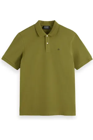 Scotch&Soda Essential Organic Cotton Pique Polo Heren