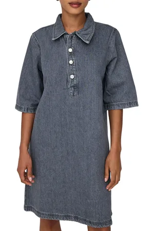 ONLY Gry Denim Jurk Dames