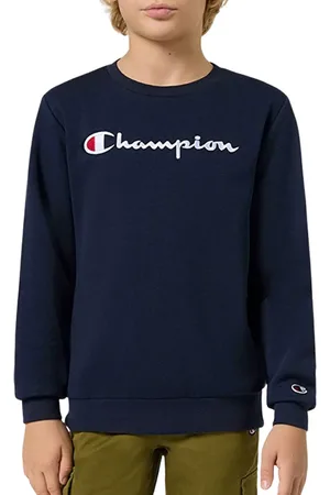 Champion Big Logo Fleece Crewneck Sweater Junior