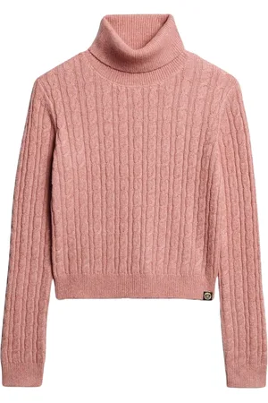 Superdry Cable Roll Neck Trui Dames