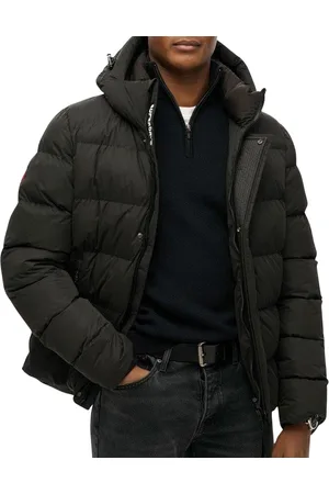 Superdry Microfibre Hooded Sports Puffer Winterjas Heren