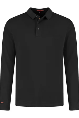 Superdry Cotton Long Sleeve Pique Polo Heren