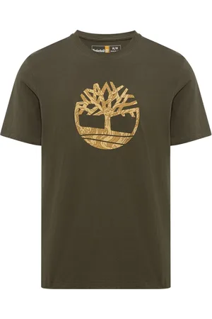 Timberland Kennebec River Camo Tree Logo Shirt Heren