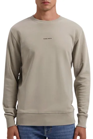 Pure Path Liquid Metal Logo Sweater Heren