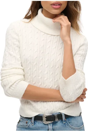Superdry Cable Roll Neck Trui Dames