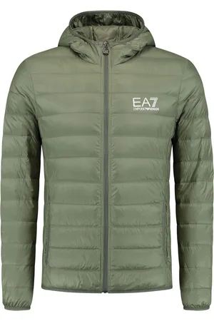 EA7 Train Core ID Down Light Hoodie Jas Heren