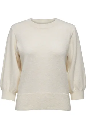 JDY Letty 3/4 Crew Knit Sweater Dames