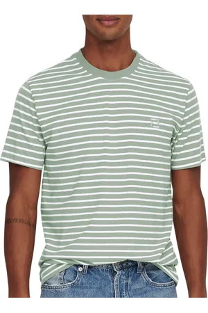 Only & Sons Henry Stripe Shirt Heren