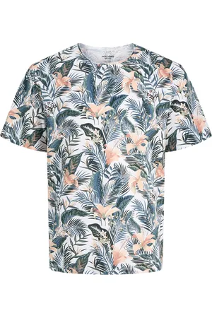 JACK & JONES Essentials Bryan AOP SS Crew Shirt Heren