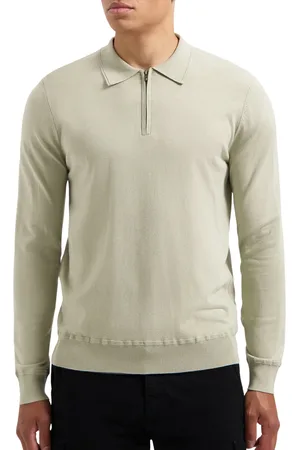 Pure Path Knitwear Halfzip Polo Heren