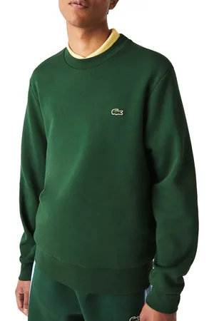 Lacoste Bio Cotton Fleece Crew Sweater Heren