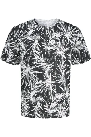 JACK & JONES Essentials Bryan AOP SS Crew Shirt Heren