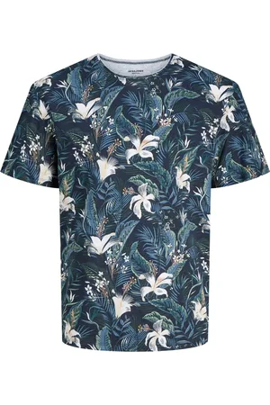 JACK & JONES Essentials Bryan AOP SS Crew Shirt Heren