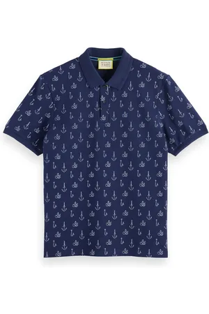 Scotch&Soda Mini Allover Print Polo Heren