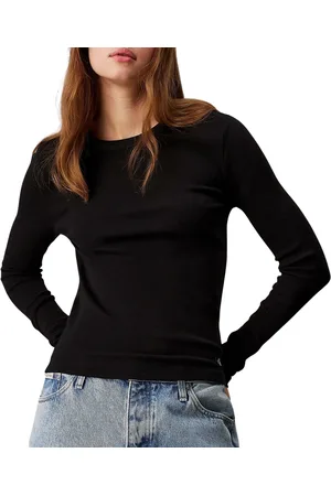 Calvin Klein Rib Longsleeve Shirt Dames
