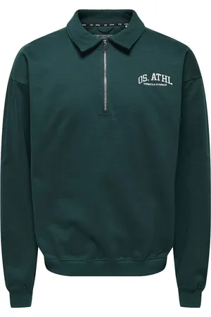 Only & Sons Rugby Half Zip Sweater Heren