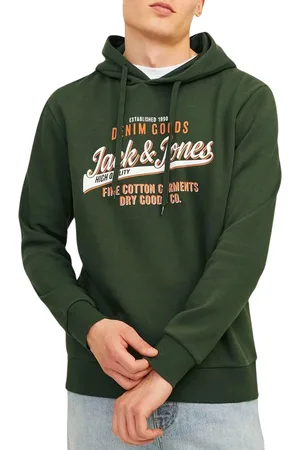 JACK & JONES Logo Hoodie Heren
