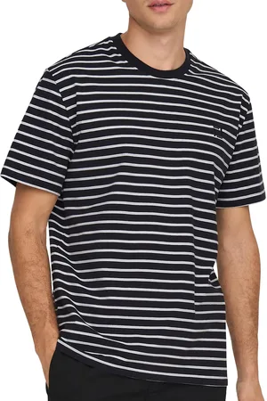 Only & Sons Henry Stripe Shirt Heren