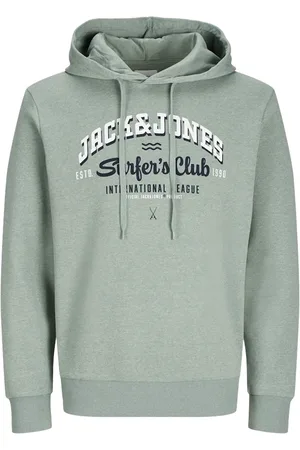 JACK & JONES Logo Sweat Hoodie Heren (plussize)