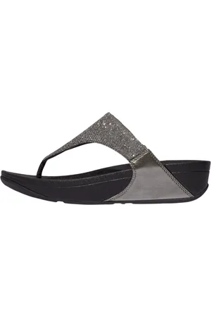 FitFlop Lulu Shimmerlux Toepost Teenslippers Dames