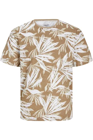 JACK & JONES Essentials Bryan AOP SS Crew Shirt Heren