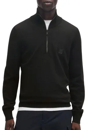 HUGO BOSS Kanobix Half Zip Sweater Heren