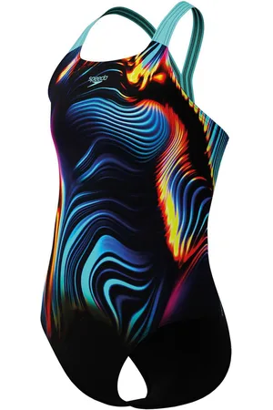 Speedo ECO+ Digital Placement Powerback Badpak Meisjes
