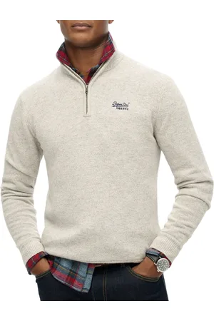 Superdry Essential Knit Henley Trui Heren