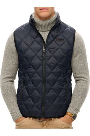 Superdry Diamond Quilt Fuji Lite Bodywarmer Heren