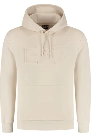 EA7 Train Logo Series Oversized Logo Hoodie Heren