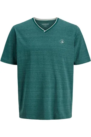 JACK & JONES Core Contrast V-neck Shirt Heren