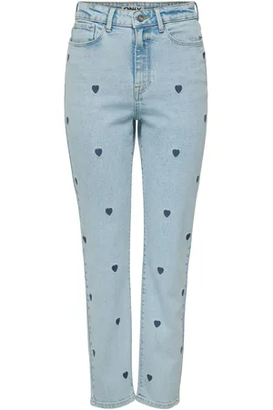 ONLY Emily Stretch High Waist Straight Fit Jeans Dames