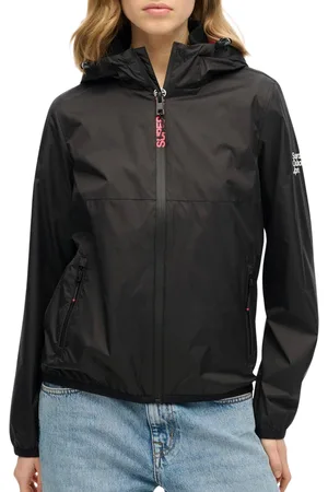 Superdry Hooded Logo Windbreaker Jas Dames