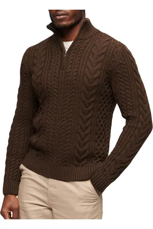 Superdry Vintage Jacob Henley Trui Heren