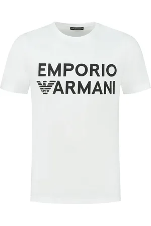 Emporio Armani Logo Crew Neck Shirt Heren