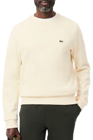 Lacoste Bio Cotton Fleece Crew Sweater Heren