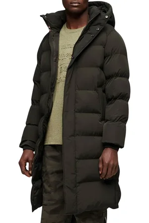 Superdry Hooded Longline Puffer Winterjas Heren