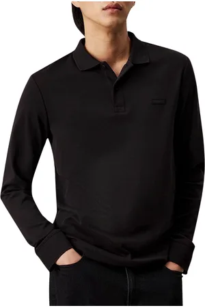 Calvin Klein Liquid Touch Slim Longsleeve Polo Heren