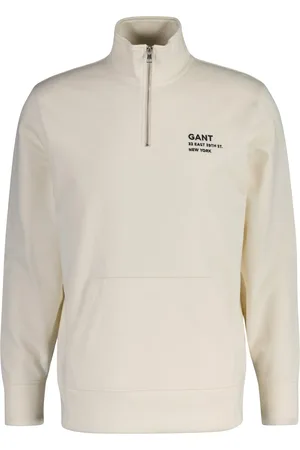 GANT Script Half Zip Sweater Heren