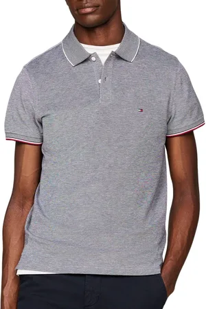 Tommy Hilfiger Mouline Oxford Tipping Slim Polo Heren